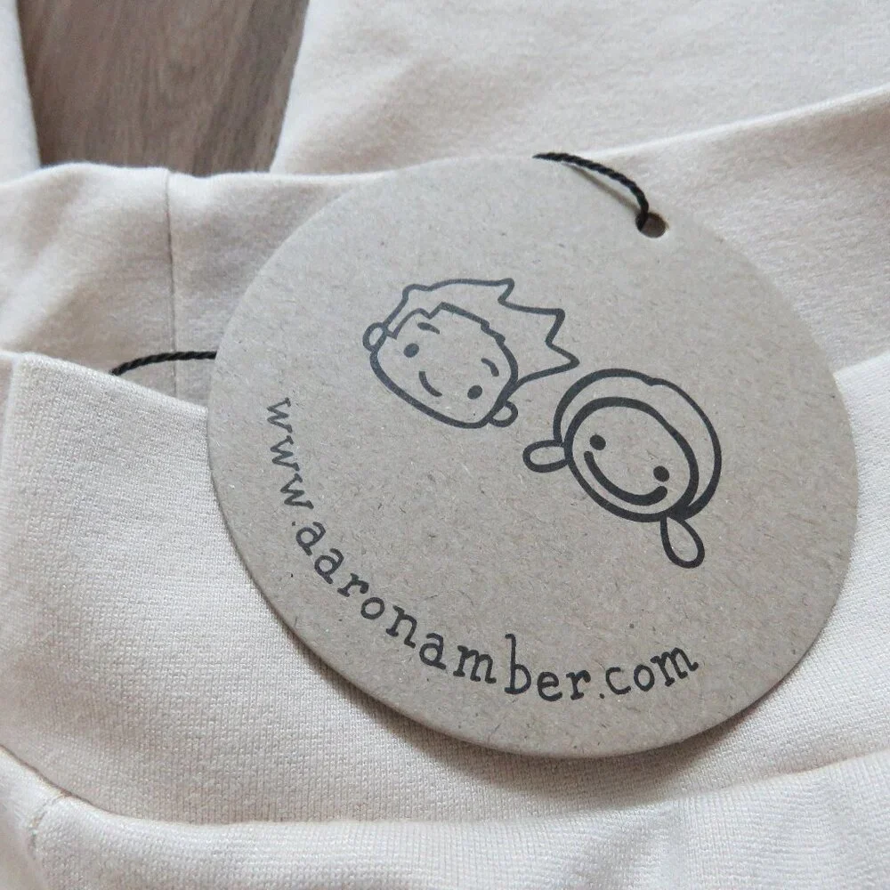 AARON & AMBER Tan Beige Split Hem Ponte Knit Stretch Pants - Women's Size S - Picture 13 of 14